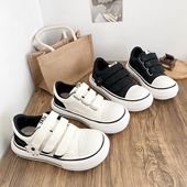 厚底增高魔术贴大头鞋 2026春季 新款 小众设计联名款 休闲百搭帆布鞋