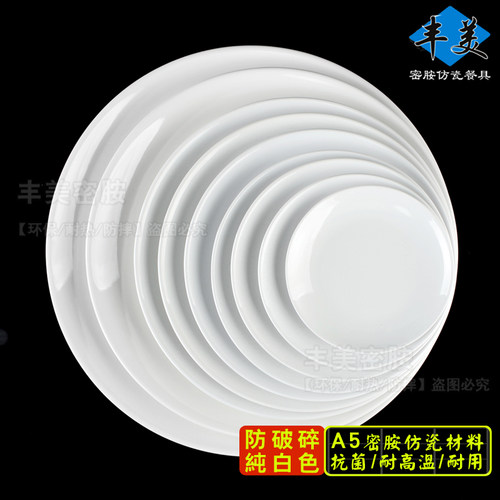 12寸白色骨碟自助餐盘