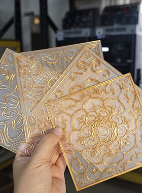 3d打印电子掐丝珐琅半成品底胚景泰蓝diy手工材料定制沙龙团建