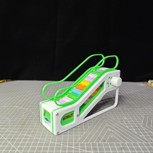 3d打印彩虹手扶梯diy商场扶梯玩具模型手动环保安全材料益智科教