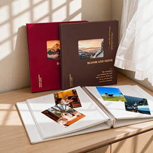 拍立得相册本混合尺寸收纳本纪念册3寸5寸大容量自粘贴DIY高级感