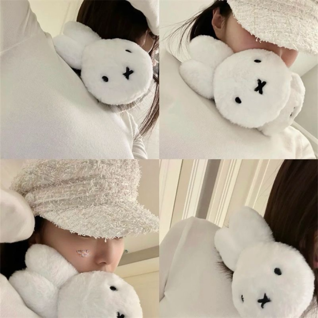 可爱米菲兔耳罩女冬季保暖防寒耳捂子学生耳包耳套耳捂子耳罩