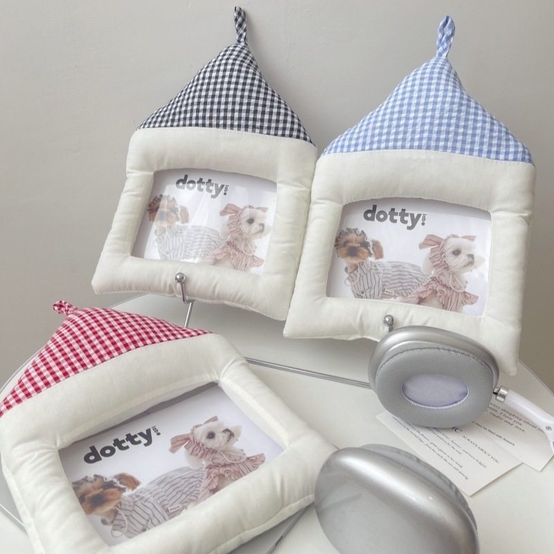 韩版宠物相框可悬挂房子布艺创意简约相册儿童房装饰墙面拍照道具,家居饰品,相框/画框,淘宝优惠券,粉丝福利购,淘宝优惠卷