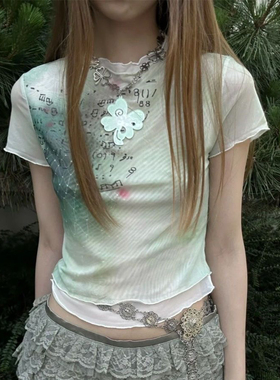 清脆小溪*幸运草梦花园*闪闪四叶草镂空漩涡水滴金属项链