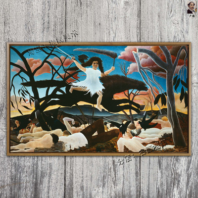 战争 War or the Ride of Discord 亨利卢梭 Henri Rousseau 挂画