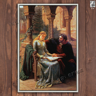 亚伯拉德和哀绿绮丝 Abelard and Pupil Heloise 赫洛伊斯 装饰画