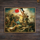 Liberty 装 Leading People 饰挂画油画世界名画 the 自由引导人民