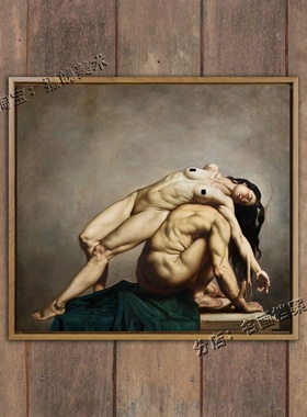 雨露的汲取  roberto ferri 现代人体画 世界名画《Drew of dew》