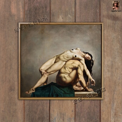 雨露的汲取  roberto ferri 现代人体画 世界名画《Drew of dew》