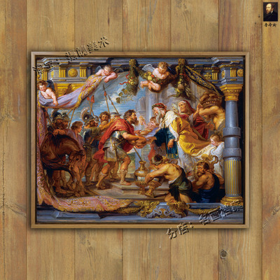 亚伯拉罕和麦基洗德的会面 Meeting of Abraham Melchizedek 油画