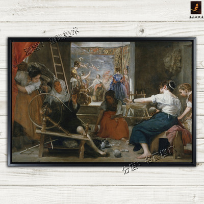 纺织女 Tapestry-weavers or The Fable of Arachne 阿拉克涅油画