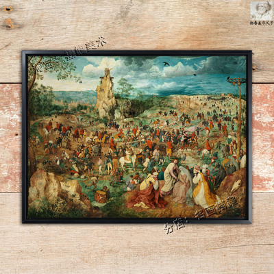 前往圣主受难队伍名画