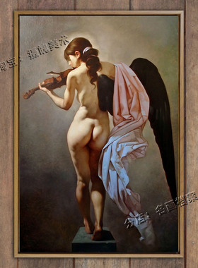 寂静之歌 Canto Silente 裸体艺术画女背影roberto ferri希腊挂画