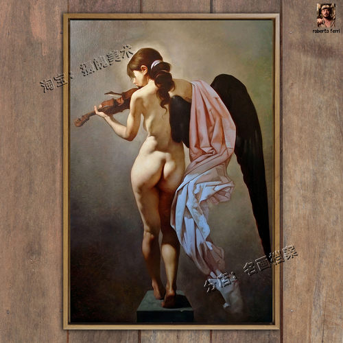 寂静之歌 Canto Silente 裸体艺术画女背影roberto ferri希腊挂画
