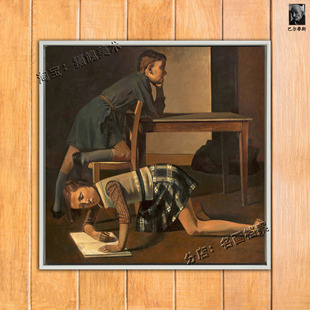 Balthus 孩童 巴尔蒂斯 波兰挂画 纽约现代美术馆艺术画 Children