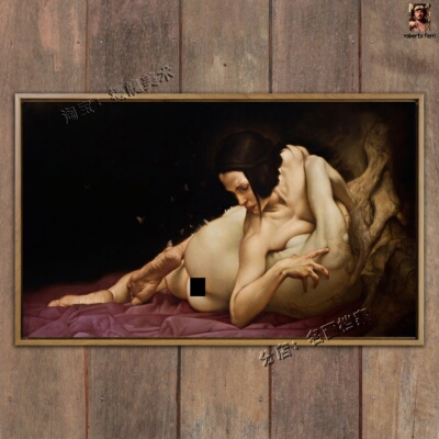暗影禁所DIAFANA-ALCOVA roberto ferri 罗伯特 费里油画现代作品