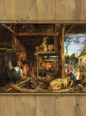 浪子回头 Return of the Prodigal Son 鲁本斯路加福音艺术装饰画