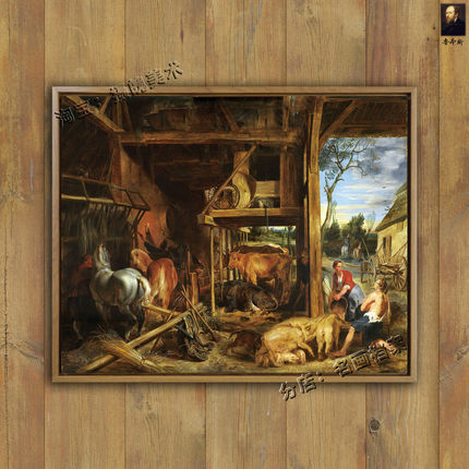 浪子回头 Return of the Prodigal Son 鲁本斯路加福音艺术装饰画