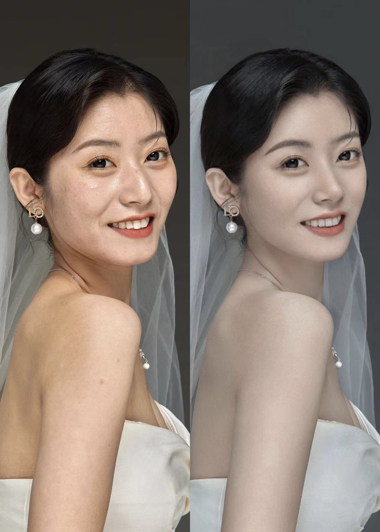 电脑ps修图人像写真修照片 婚纱照 生日写真照 修图调色