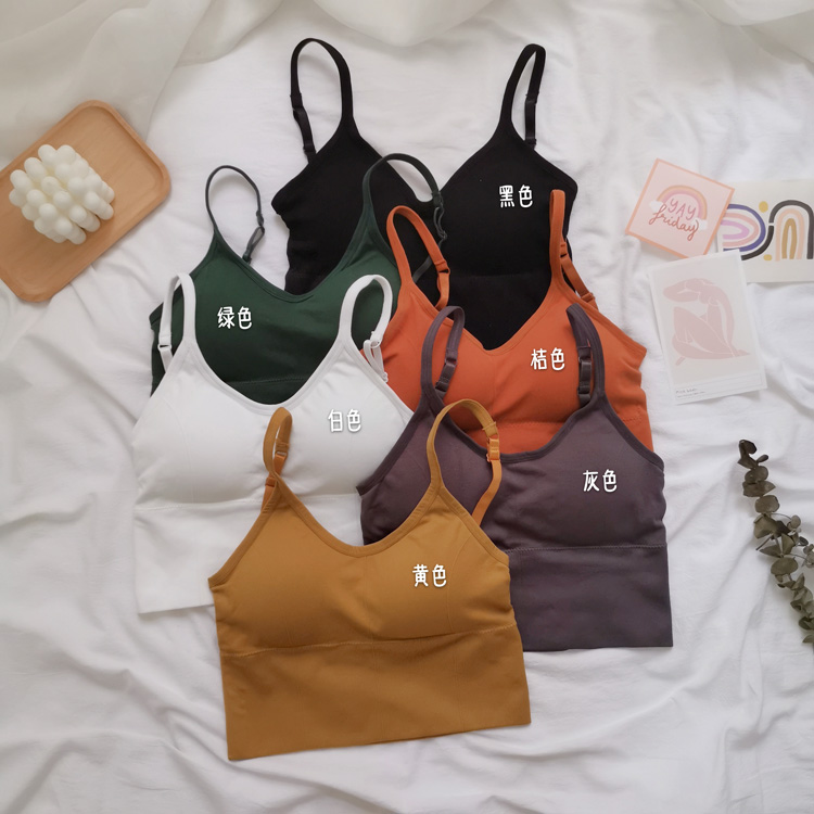 Real price no steel ring sports vest women's suspender underwear large U-shaped back bra wrapped bra