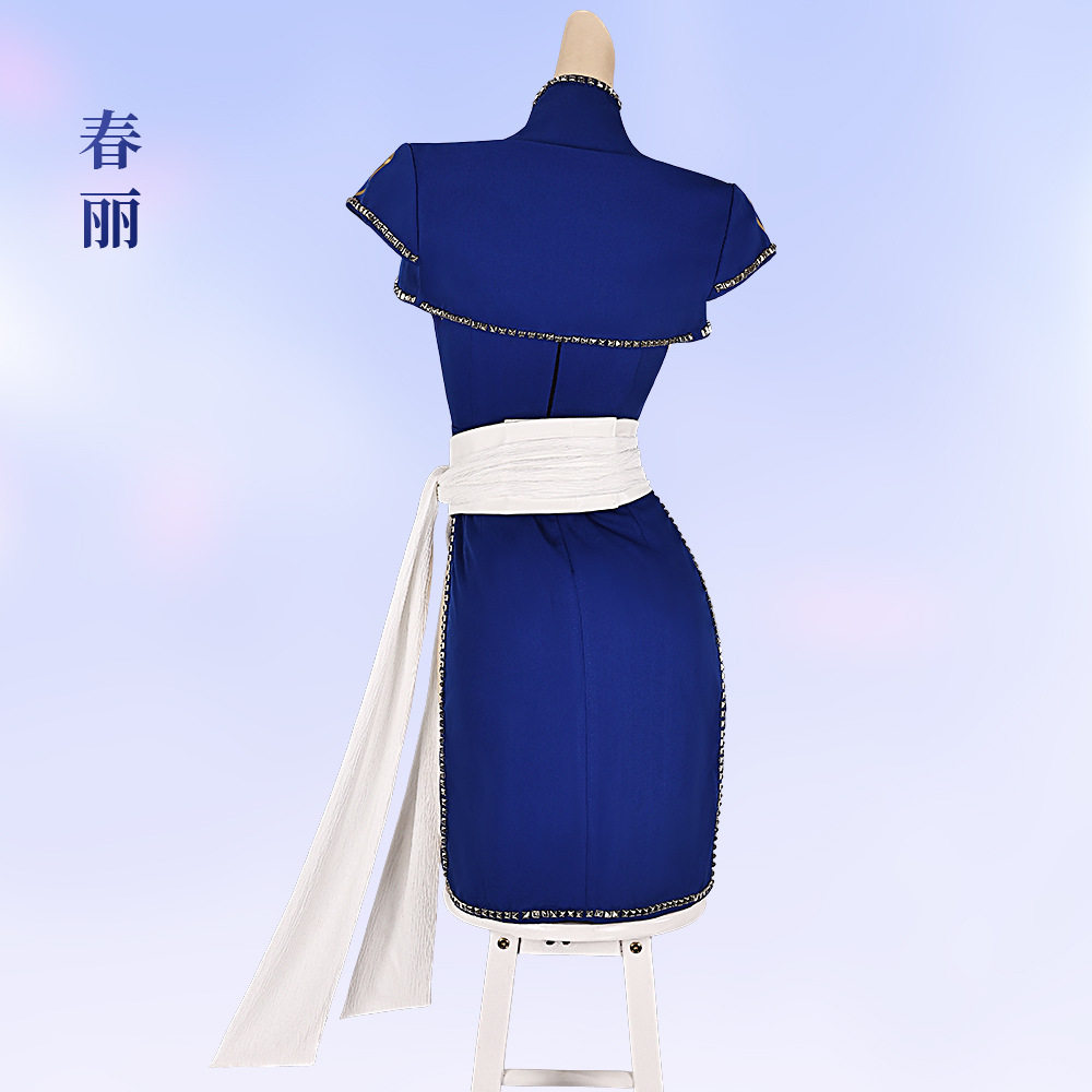 街头霸王cos服春丽真人版套装cosplay舞台表演服装万圣节套装跨境