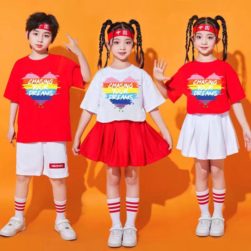 六一儿童节表演服装小学生啦啦队合唱团体班服幼儿园啦啦操舞蹈服