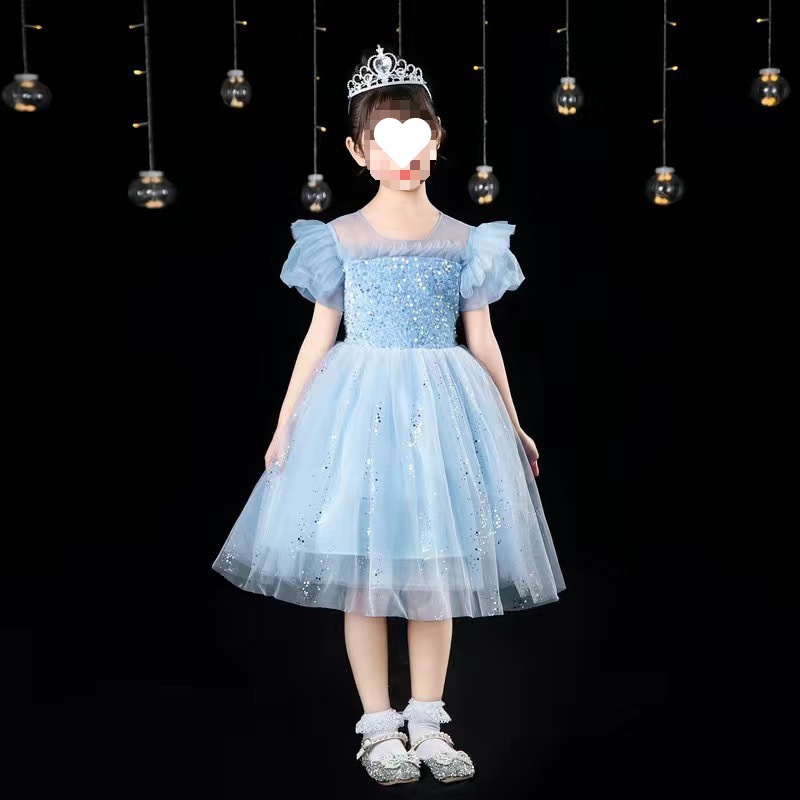 六一儿童合唱演出服男童女童亮片蓬蓬裙幼儿园毕业照朗诵表演服装