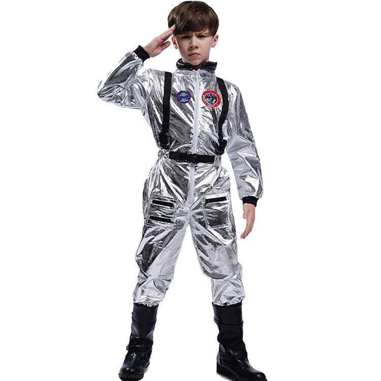 万圣节儿童成人太空服宇航员流浪地球太空飞行员COS服装航天员服