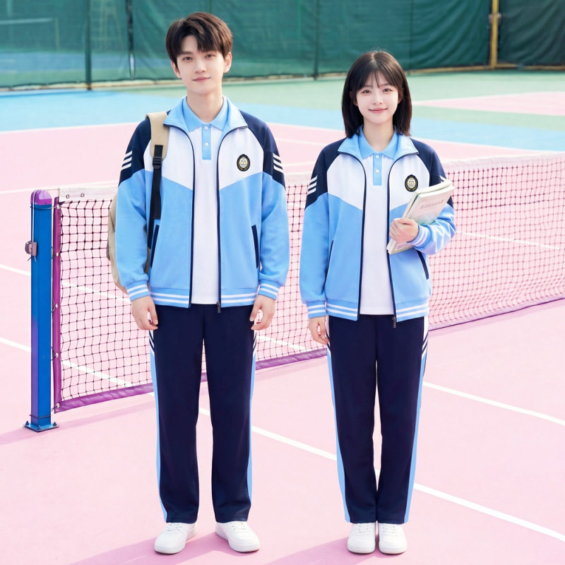 2026已出货 校服学院风初中高中小学生班服情侣装春秋三件套