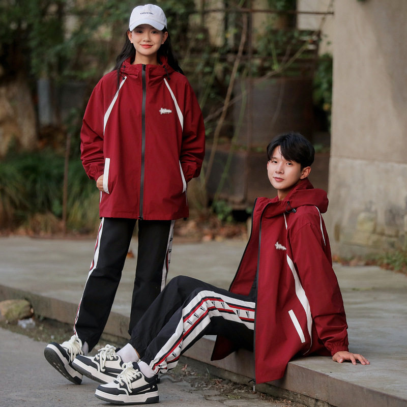 2026情侣秋冬学生三件套春秋休闲套装 校服 班服 运动服