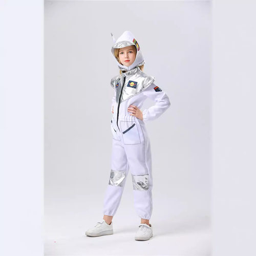 六一角色扮演服太空服宇航员表演服儿童宇航员 万圣节狂欢节服装
