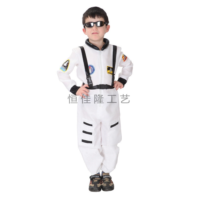 万圣节儿童宇航员舞台演出服男cosplay儿童英勇太空人表演服套装