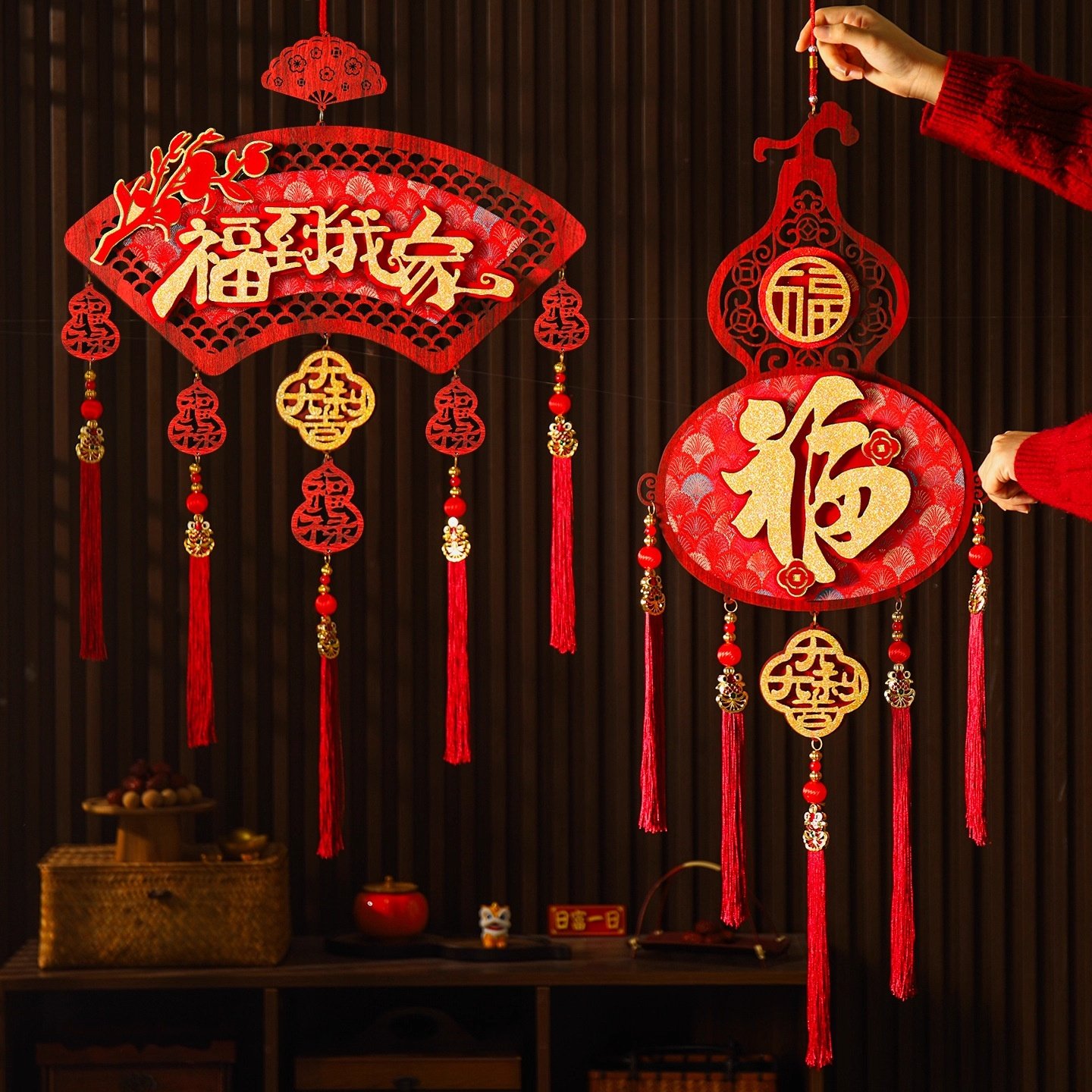 2026马年新年挂件福字葫芦立体挂饰客厅入户门挂春节过年装饰用品,节庆用品/礼品,文化创意文具,淘宝优惠券,粉丝福利购,淘宝优惠卷
