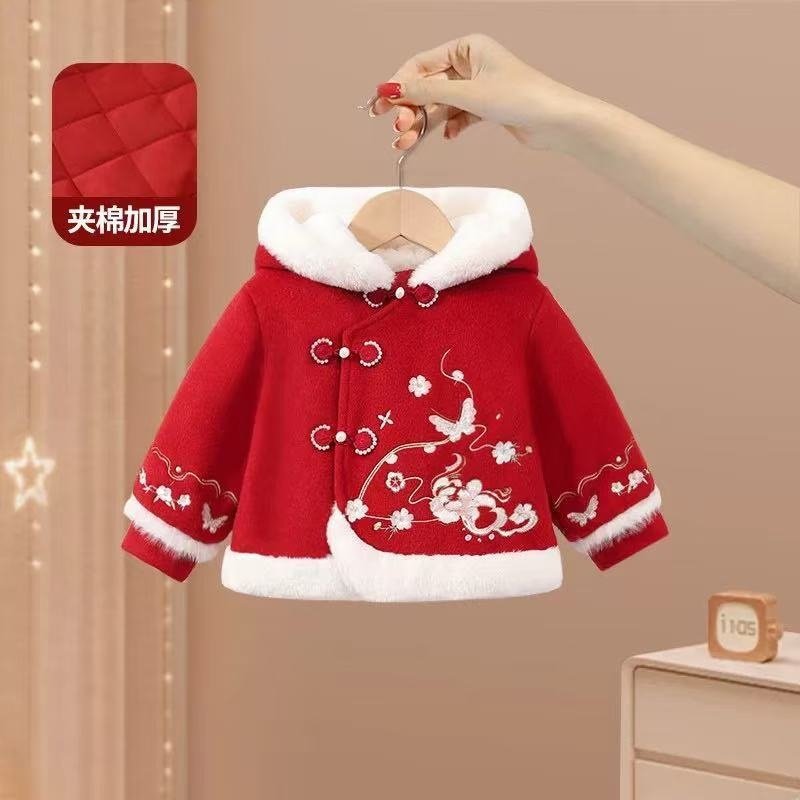 女童拜年服套装秋冬季宝宝周岁礼服中国风过新年冬装儿童唐装衣服,童装/婴儿装/亲子装,儿童礼服,淘宝优惠券,粉丝福利购,淘宝优惠卷