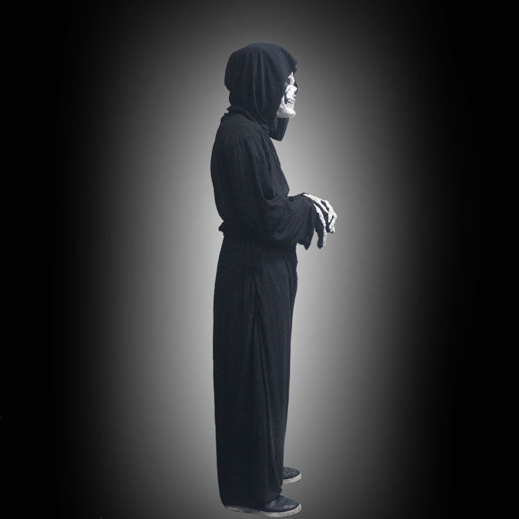 蓝年恐怖套装冷酷服装万圣节魔鬼服鬼怪道具骷髅恐怖主题派对化妆