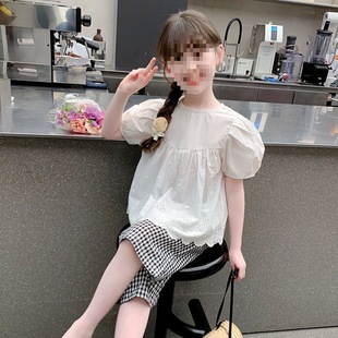 兒童夏款 女童夏季 套裝 2025新款 兩件套小女孩網 洋氣時髦薄款