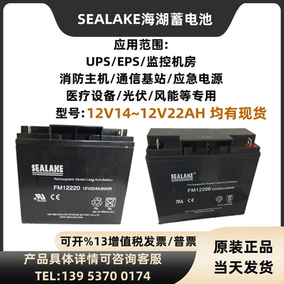 SEALAKEFM12220 12V14AH17AH18AH20AH22AH应急备用电源