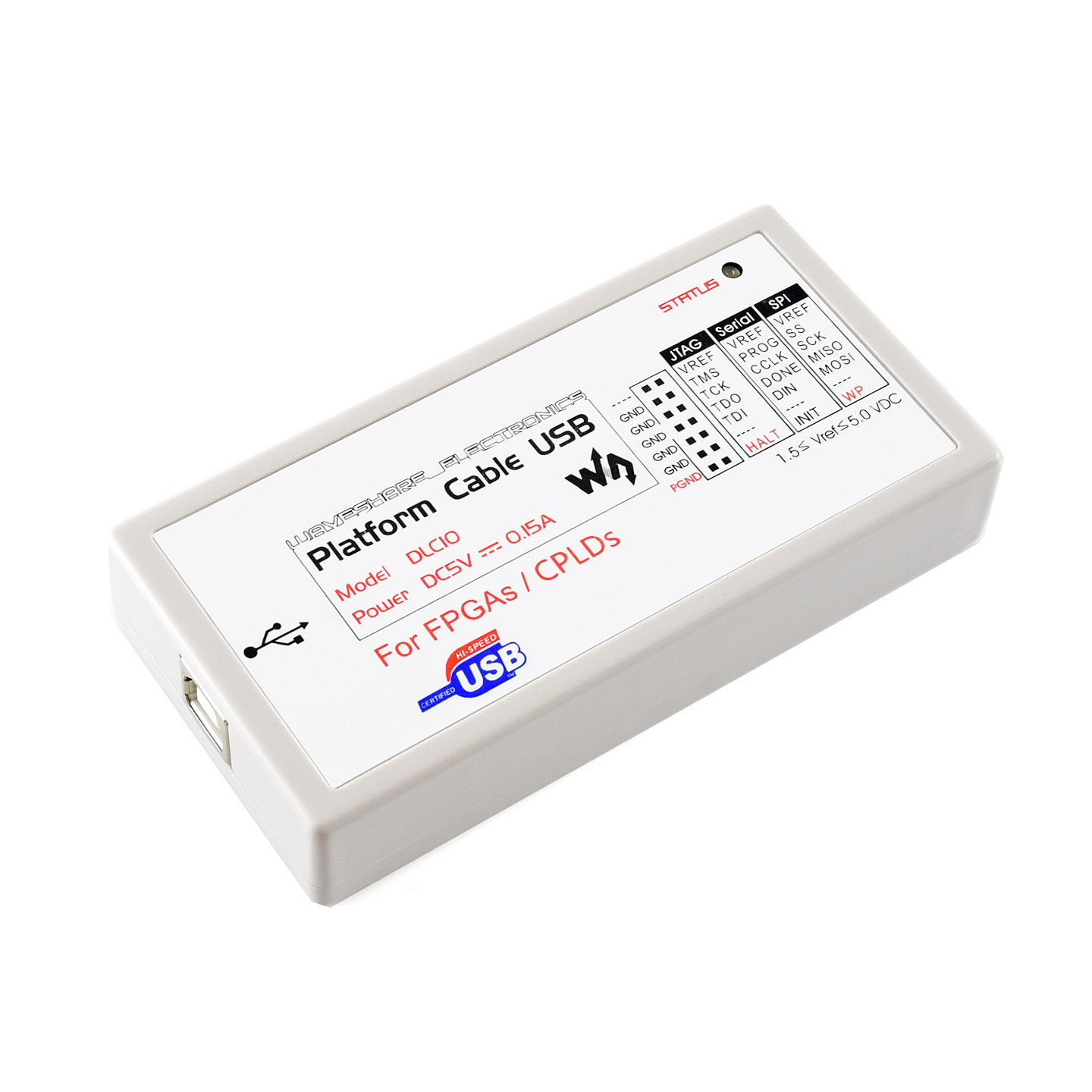 Waveshare Platform Cable USB 仿真下载器编程器 兼容Xilinx原装