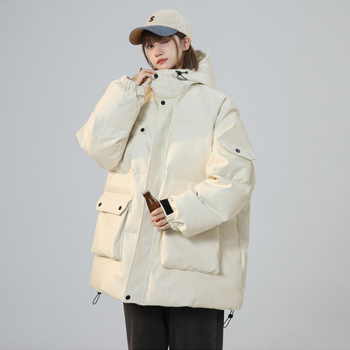 胖mm大码羽绒棉服女冬季宽松