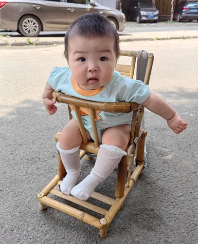 手工坐椅宝贝出行纯天然腰凳竹编