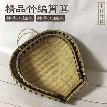 Exquisite bamboo, Shau Kei, dustpan, handmade bamboo products, handicrafts, washing vegetables, Sheng vegetables, basket Hotel, household