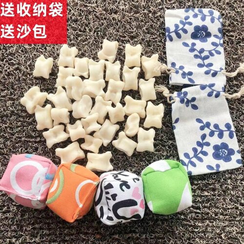 蒙古特色羊嘎拉哈羊拐骨髀石嘎啦哈旮旯哈羊骨头子儿传统怀旧玩具