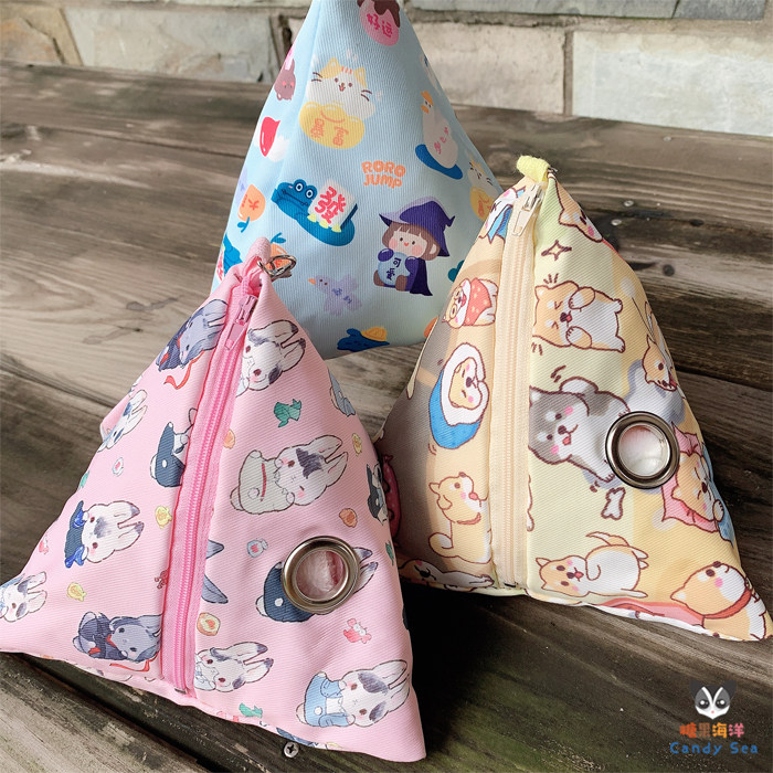 豆豆绒三角包夏季新款蜜袋鼬松鼠夏季卡通外带包带透气孔轻薄透气,宠物/宠物食品及用品,窝,淘宝优惠券,粉丝福利购,淘宝优惠卷