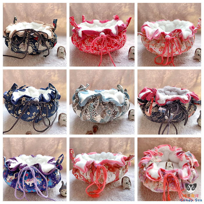 Candy Sea 和风春夏季手工南瓜窝 松鼠 蜜袋鼯吊床吊窝 兔毛吊床,宠物/宠物食品及用品,窝,淘宝优惠券,粉丝福利购,淘宝优惠卷