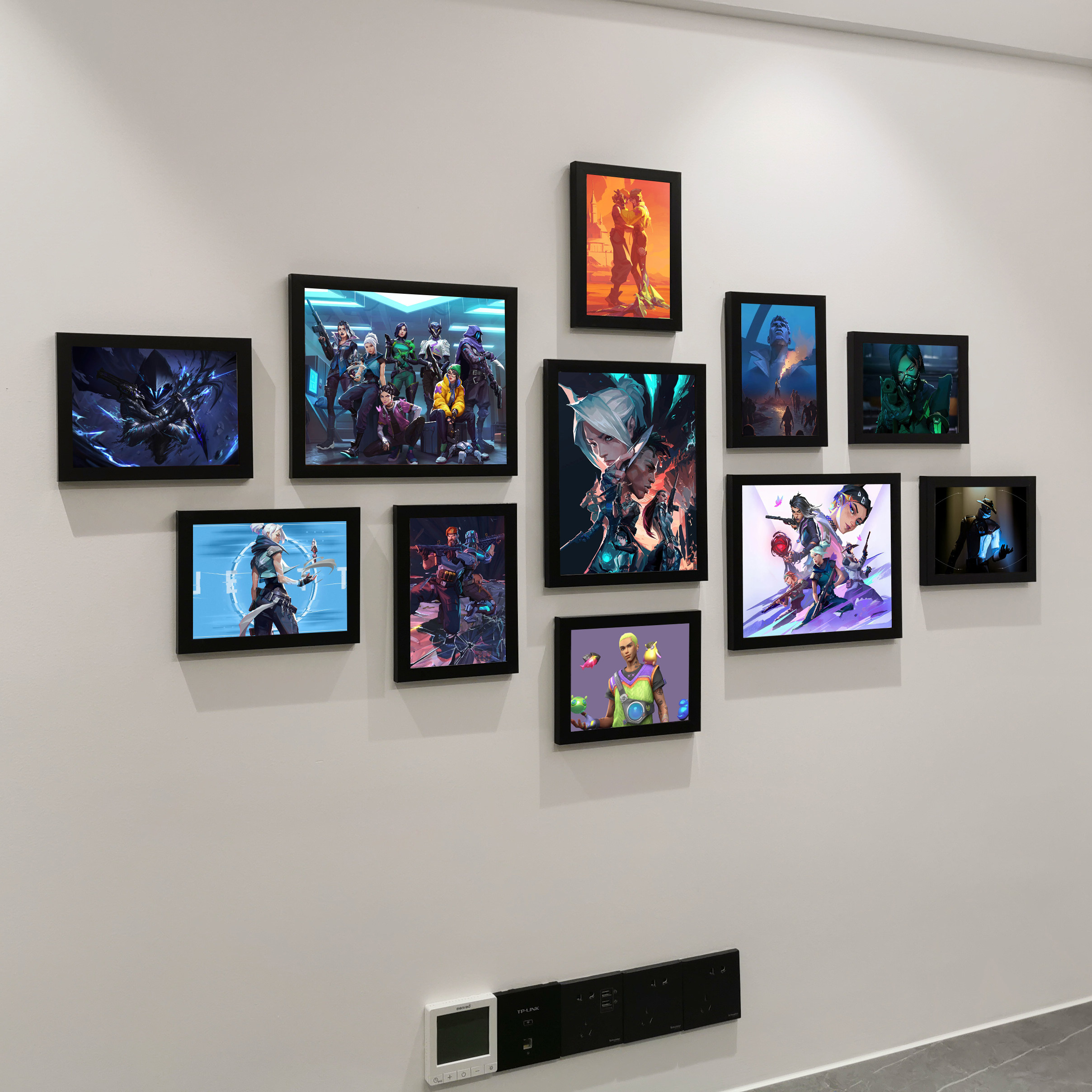 瓦罗兰特游戏海报相框照片墙