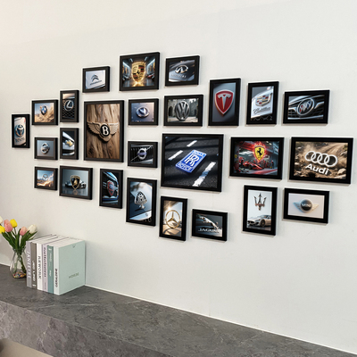 汽车主题装饰相框照片墙