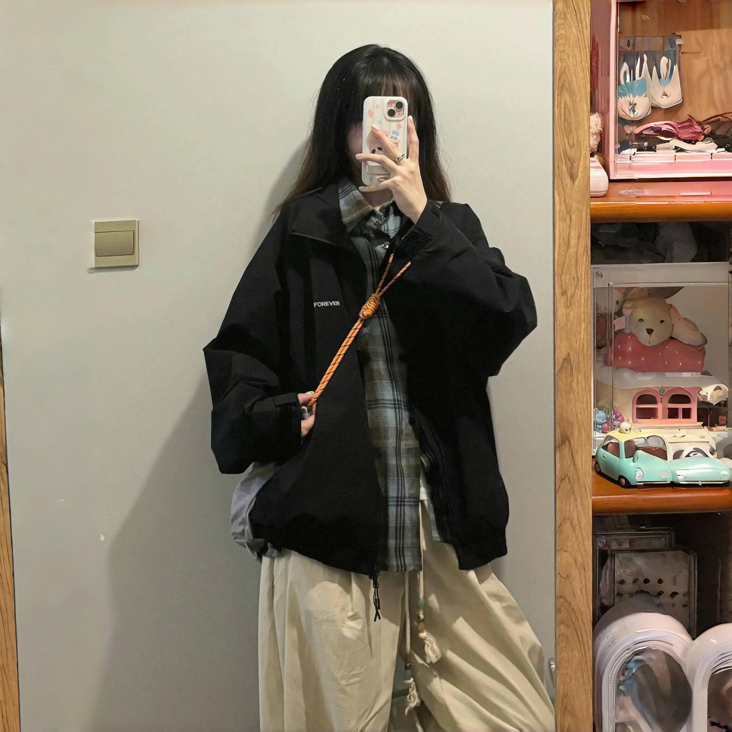 黑色外套女春夏款2026新