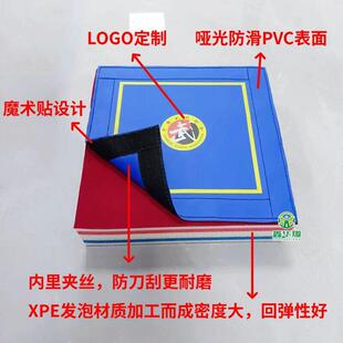 摔跤垫专业比赛xpe面绒垫子PVC防泪xhx1245武打术散搏双击跆道拳