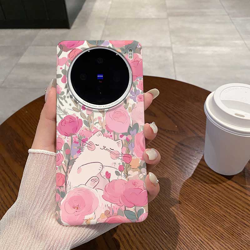 适用VIVOX100手机壳半包磨砂硬壳