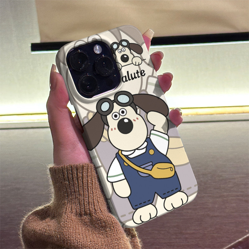 掌门狗 适用iPhone16ProMax手机壳15Pro半包磨砂菲林硬壳全包边苹果14ProMax个性13时尚12简约11/XR/XSMAX